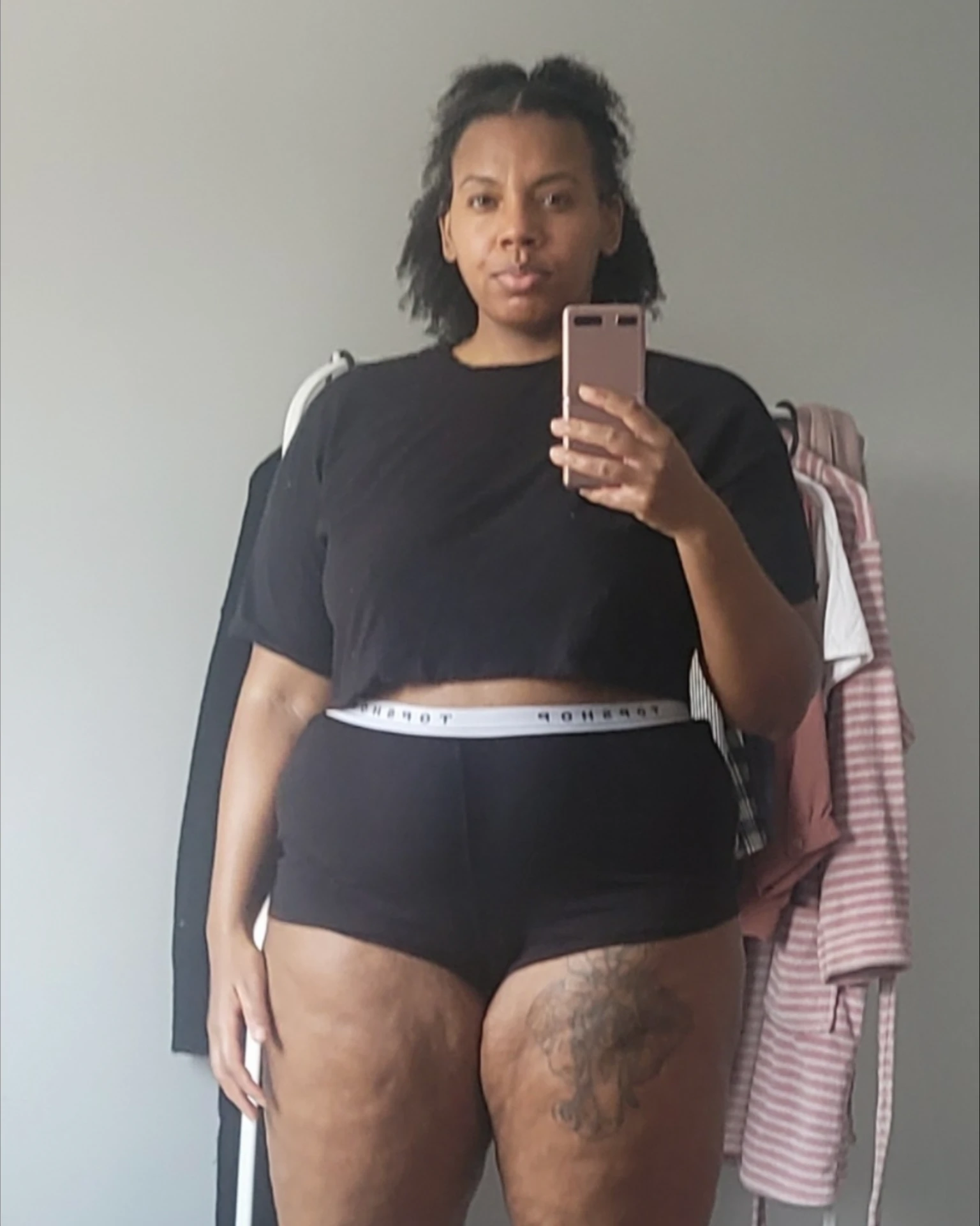 Carrissa before starting her journey